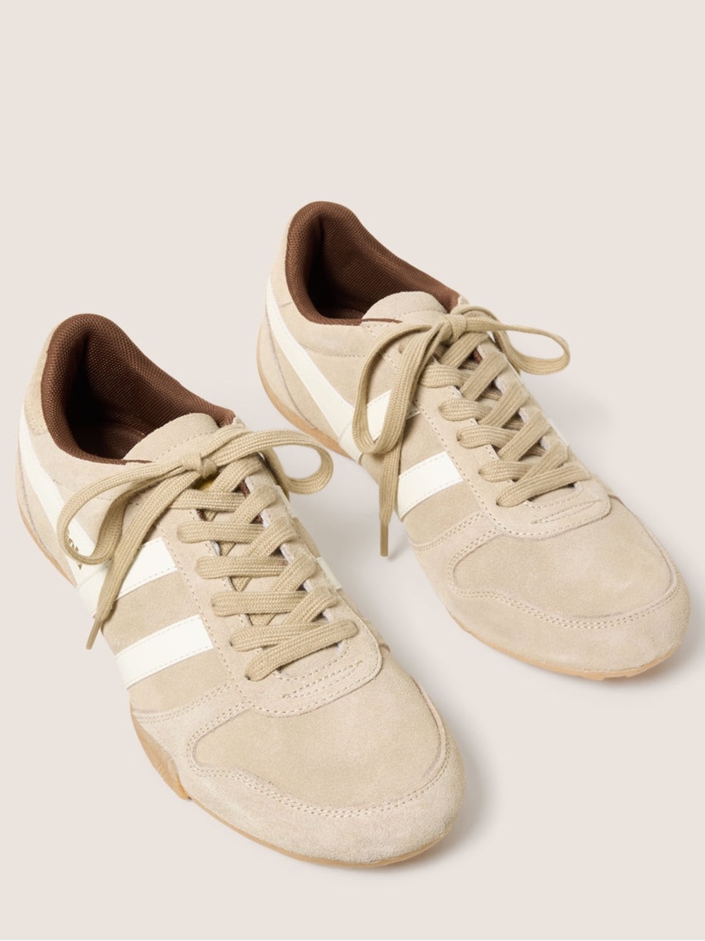 New Gola Chase Sneakers Bone Off White Gum